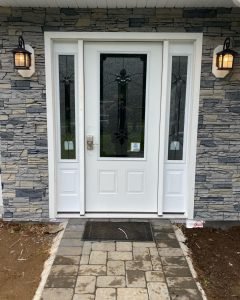 Northern Slate Faux Stone Front Door