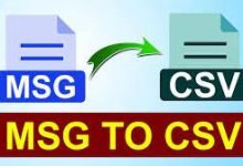 msg to csv