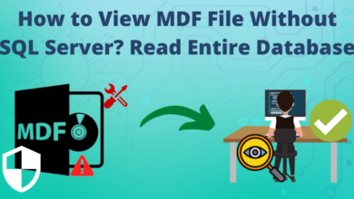 how to view MDF file without SQL server