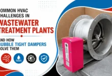 Bubble tight damper used to solve HVAC challenges in wastewater treatment plants