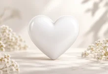 White heart emoji (🤍) representing love, care and affection